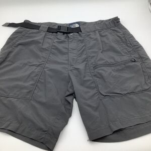 The North Face Mens Belted Lightweight Outdoor Hiking Shorts Gray Size‎ 34